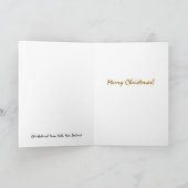 色のオルガン数々のパイプのクリスマスカード シーズンカード (内部)