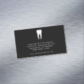 色のカスタマイズ可能でシンプルな歯科 マグネット名刺 (インサイチュ)