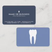 色のカスタマイズ可能なシンプル歯科 名刺 (正面/裏面)