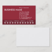 色のカスタマイズ可能なパンチカード ロイヤリティカード (正面/裏面)