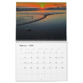 色のカリフォルニア カレンダー (2月 2026)