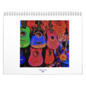 色のカリフォルニア カレンダー (カバー)