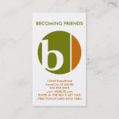 色のクラッシュのロイヤリティの穿孔器 ロイヤリティカード (正面)