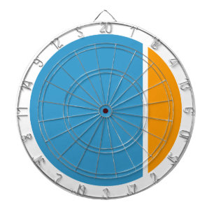 色のクラッシュの円 ダーツボード