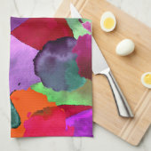 色のクラッシュ キッチンタオル (四つ折り)