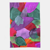 色のクラッシュ キッチンタオル (縦)