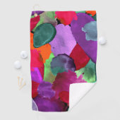 色のクラッシュ ゴルフタオル (インサイチュ)