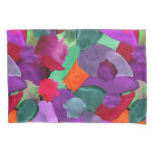 色のクラッシュ 枕カバー (正面左)