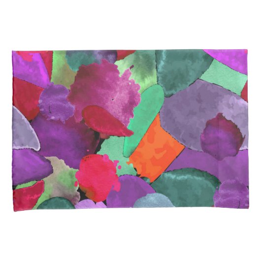 色のクラッシュ 枕カバー (正面右)