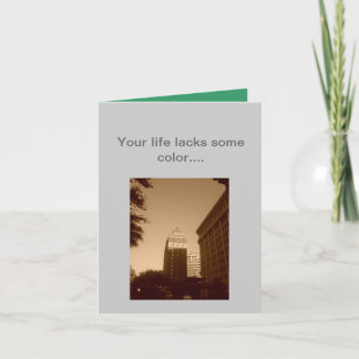 色のクリスマスカード シーズンカード