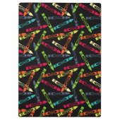 色のクレヨン、このクカスタマイズリップボード クリップボード (裏面)