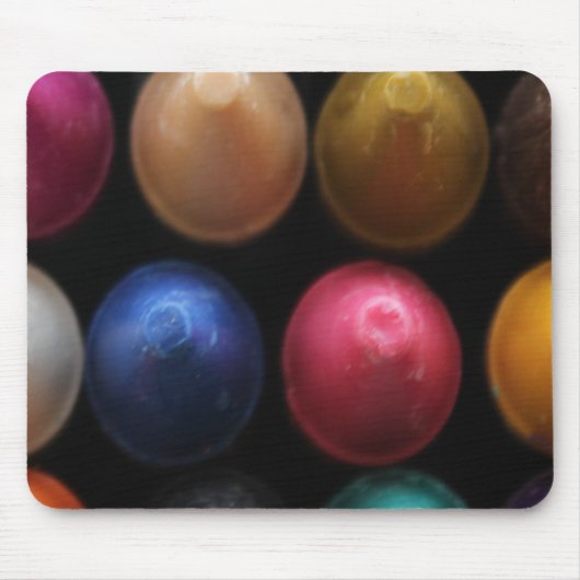 色のクレヨン マウスパッド (正面)