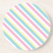 色のクールパタストライプーン コースター (正面)
