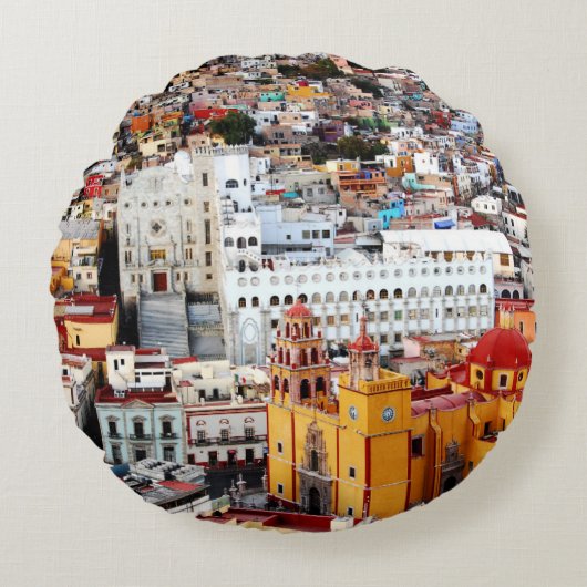 色のコレクション ラウンドクッション (正面)