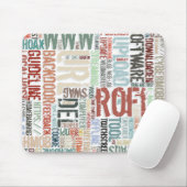 色のコンピュータ辞書 マウスパッド (マウス)