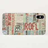 色のコンピュータ辞書 Case-Mate iPhoneケース (裏面(横))