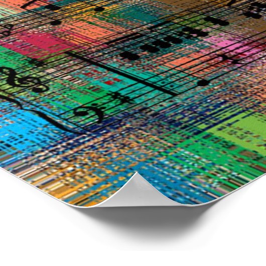 色のサウンド ポスター (角)