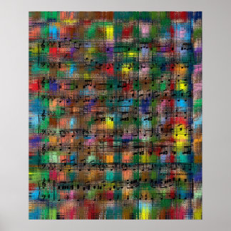 色のサウンド ポスター