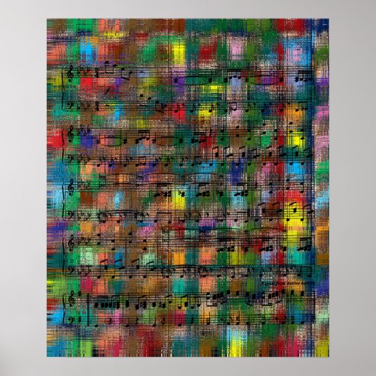 色のサウンド ポスター (正面)