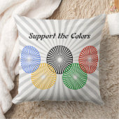 色のサポート –  クッション (ブランケット)