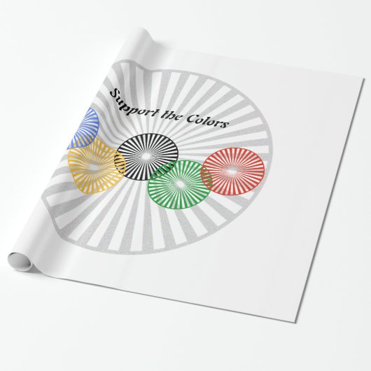 色のサポート – ラッピングペーパー (アンロールド)