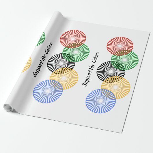 色のサポート – ラッピングペーパー (アンロールド)