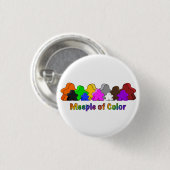 色のシンプルカラフル- 缶バッジ (正面&裏面)