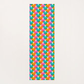 色のジオメトサイケデリックリハート(1) ヨガマット (裏面)