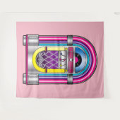 色のジュークボックス タペストリー (正面(横))