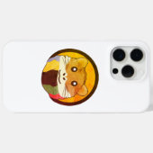色のスカーフが付いた数々のかわいい漫画のハムスター Case-Mate iPhoneケース (裏面 (横))