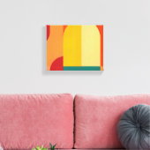 色のスタイル キャンバスプリント (インサイチュ (リビング))