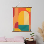 色のスタイル 吊り下げ型タペストリー (寝室)