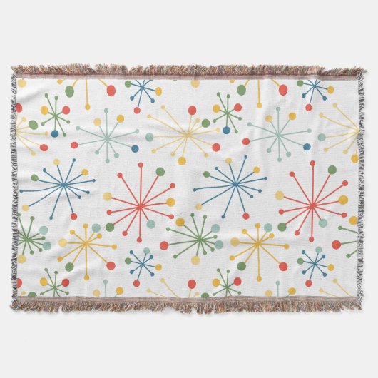 色のスターバスト スローブランケット (正面)