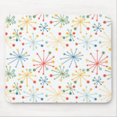 色のスターバスト マウスパッド (正面)