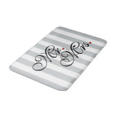 色のストライプをカスタマイズClick氏および夫人 バスマット (アングル)