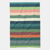 色のストライプ キッチンタオル (縦)