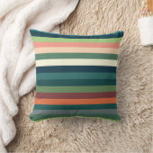 色のストライプ クッション (ブランケット)