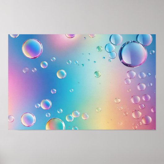 色のスペクトルを映し出す ポスター (正面)