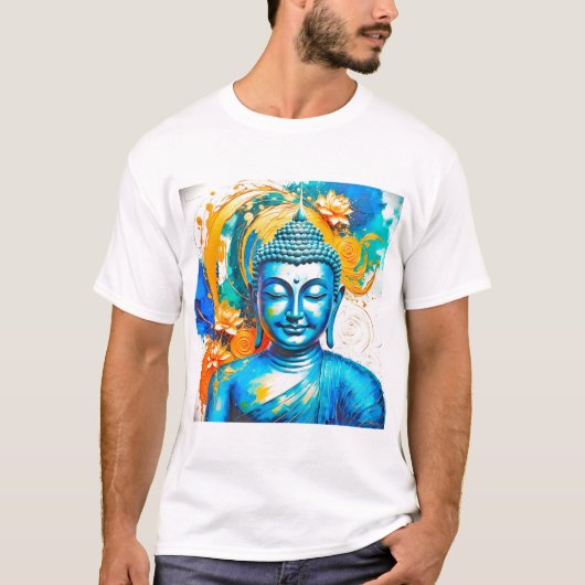 色のセレニティ：ブダアート Tシャツ (正面)