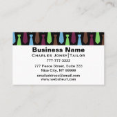 色のタイ 名刺 (裏面)