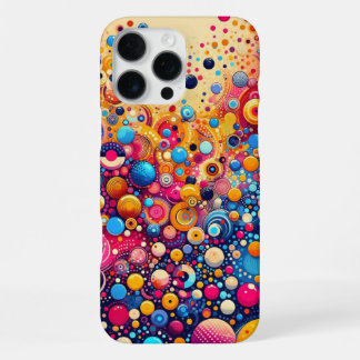 色のダンス: ダイナミックで印象的な抽象芸術 iPhone 16 PRO MAXケース