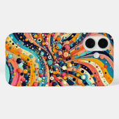 色のダンス：ダイナミック電話/iPadケース Case-Mate iPhoneケース (裏面 (横))