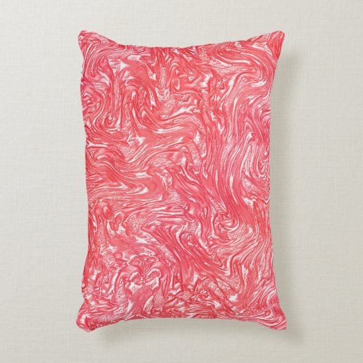 色のテクスチャ"パールいちごクリーム" アクセントクッション (正面(垂直))