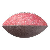 色のテクスチャ"パールいちごクリーム" アメリカンフットボール (回転90)