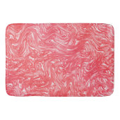 色のテクスチャ"パールいちごクリーム" バスマット (正面)