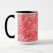 色のテクスチャ"パールいちごクリーム" マグカップ (左)