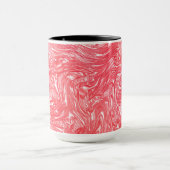 色のテクスチャ"パールいちごクリーム" マグカップ (中央)