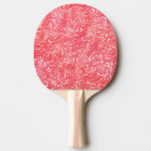 色のテクスチャ"パールいちごクリーム" 卓球ラケット (正面)