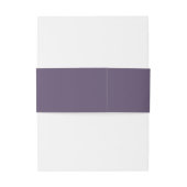 色のナスの紫色の固体破裂音 招待状ベリーバンド (裏面例)