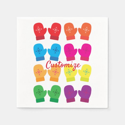 色のニット数々のテンスThunder_Cove スタンダードカクテルナプキン (正面)